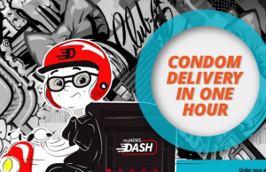 1-hour condom delivery is possible with myNEWSDASH