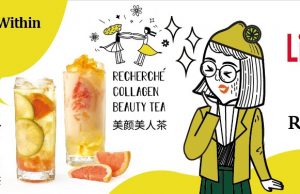 Collagen tea at LiHO to make your skin beautiful in collaboration with Recherché
