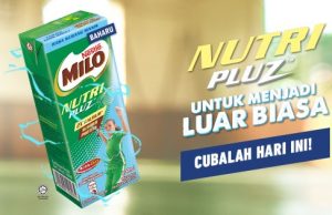 Milo Nutri Pluz provides 2x calcium and vitamin D