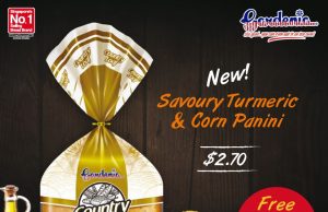 New Gardenia Savoury Turmeric and Corn Panini