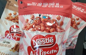 Nestle Air Popcorn offers milk tea and fruity yogurt flavours for young Vietnamese