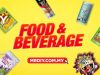 Food and beverages available for purchase on MR D.I.Y site
