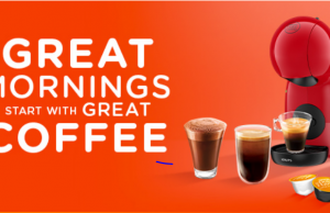 Get your Dolce Gusto coffee machine to enjoy a cuppa at home