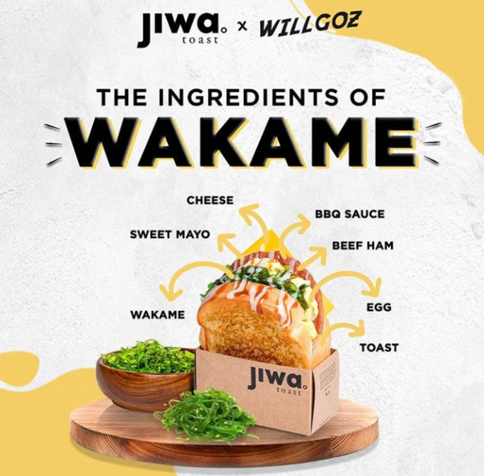 Jiwa Toast offers Wakame toast Mini Me Insights