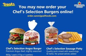 Order San Miguel Foods online and pick up at Treats