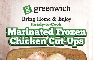 Chowking and Greenwich marinated frozen chicken available at Rustan’s and Wellcome