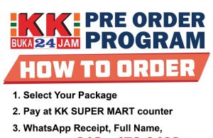 Pre-order fresh vegetables and seafood at KK Super Mart