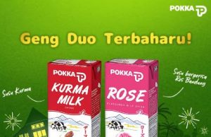 Kurma, Rose Bandung flavoured milk from Pokka for Raya