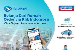Blue Bird taxis to deliver Indogrosir groceries