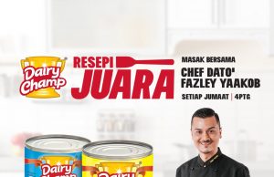 #COOKATHOME: CELEBRATE RAYA WITH CHEF DATOâ FAZLEY YAAKOB AND DAIRY CHAMP