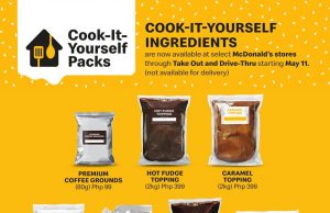 McDonald’s Philippines sells cook-it-yourself ingredients including hotcake syrup and Tonkatsu sauce