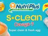 Nutriplus S*Clean coated with FDA-approved food grade oil for super clean, fresh eggs