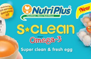 Nutriplus S*Clean coated with FDA-approved food grade oil for super clean, fresh eggs