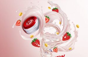 New Vitamilk Strawberry with less sugar, twist cap