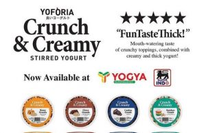 Yoforia Crunch & Creamy Stirred Yogurt launched