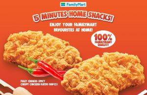 Take home FamilyMart frozen crispy chicken katsu and sausages