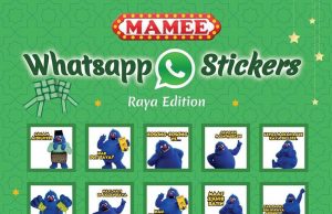 Download Mamee Monster Whatsapp stickers edisi Raya