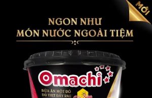 New Omachi premium instant noodle with 60g of real beef
