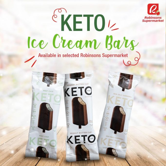 Guiltfree Keto Pint ice cream bars available at Robinsons Supermarket