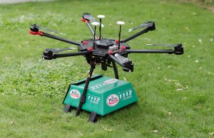 First drone delivery of pizza in Thailand carried out