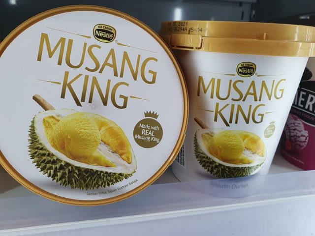 Aiskrim durian musang king