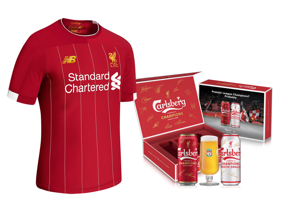 liverpool premier league champions jersey