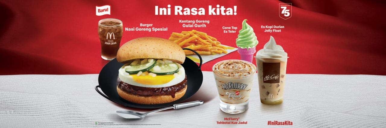 McDonald's Indonesia incorporates local favourites to celebrate