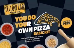 Yellow Cab Pizza offers pizza DIY kit