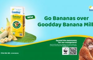 Goodday Milk helps flurry Orangutans with new banana milk