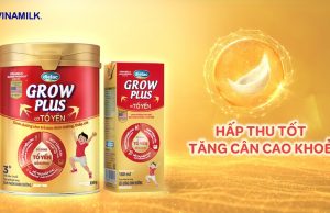 Vinamilk Dielac Grow Plus formulated with bird’s nest