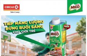 Milo in Vietnam comes in carton packaging with cap closure