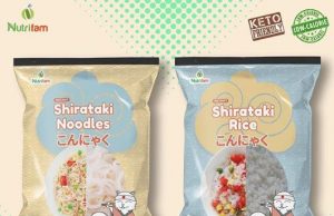 Keto-friendly Nutrifam Shirataki Rice and Noodles now available
