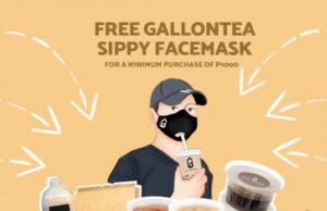 Free hassle-free sippy facemask for milk tea lovers