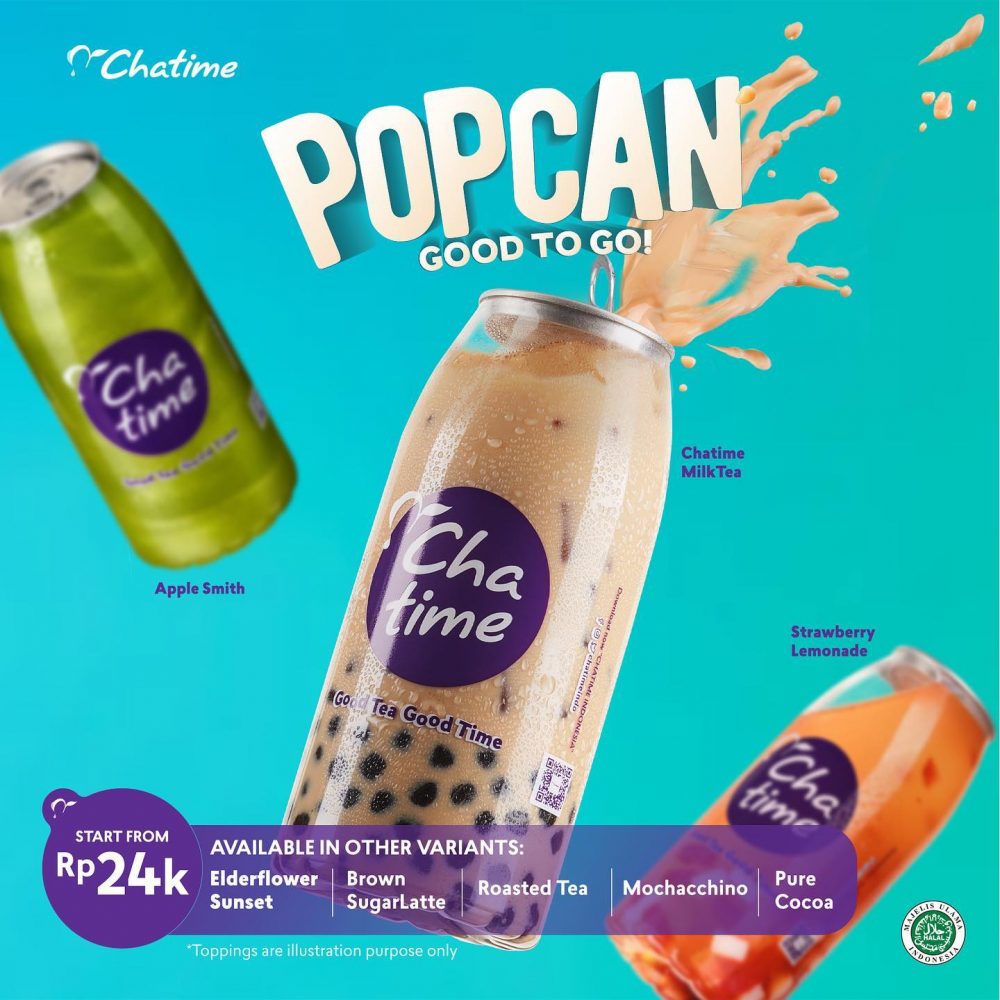 Chatime Indonesia announces new app, Popcan RTD - Mini Me Insights