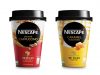New NESCAFÉ Caramel Macchiato and Smooth Cappuccino in environmentally-friendly sippy lid cups