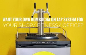 Get your kombucha on-tap with Three Goats Brewery