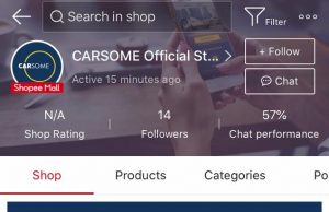 CARSOME FIRST TO SELL USED CARS ON SHOPEE