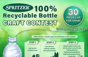 Be Sustainable with “Spritzer 100% Recyclable Bottle Craft Contest”