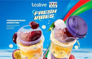 Refresh yourself with Tealive x 100PLUS