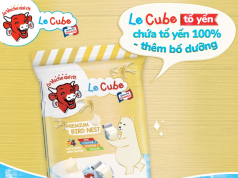 Laughing Cow cheese cube with bird nest for stronger body