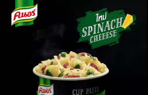 New Knorr Cup Pasta – Spinach Cheese & Spicy Bacon