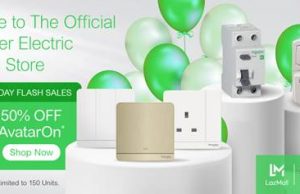 Up to 50% off on Award Winning AvatarOn light switches from Schneider Electric’s NEW Lazada Flagship Store!