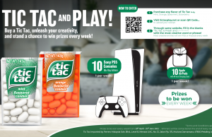 Win Sony Playstation 5 Consoles and Apple Airpods Weekly with ‘Tic Tac and Play’ Contest