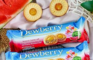 URC new Dewberry Sandwich Cookies with Watermelon Flavoured Cream and Lemon Flavoured Jam