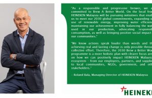 HEINEKEN launches 2030 Brew a Better World ambitions