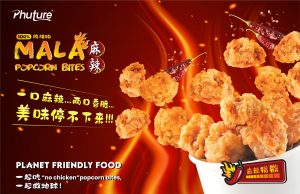 Phuture Foods offers 100% plant-based Mala Popcorn Bites