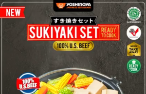 Yoshinoya Indonesia has ready-to-cook Sukiyaki Set and Ogura