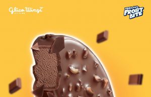Glico Wings new Frostbite Choco Nut & Cashew