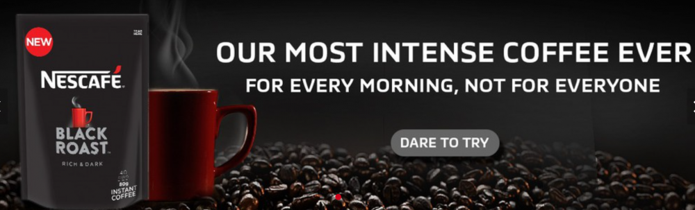 Nescafe Black Roast Instant Coffee for those who dare - Mini Me Insights
