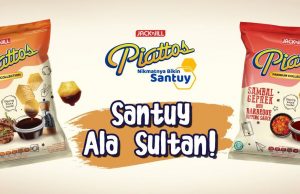 Jack ‘n Jill Piattos potato chips premium series with dipping sauce